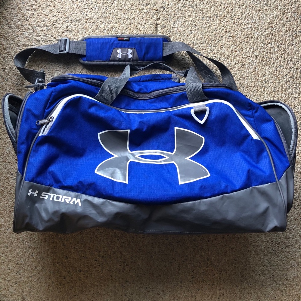 UnderArmor Storm Medium Duffle bag Royal/Wolf Grey
